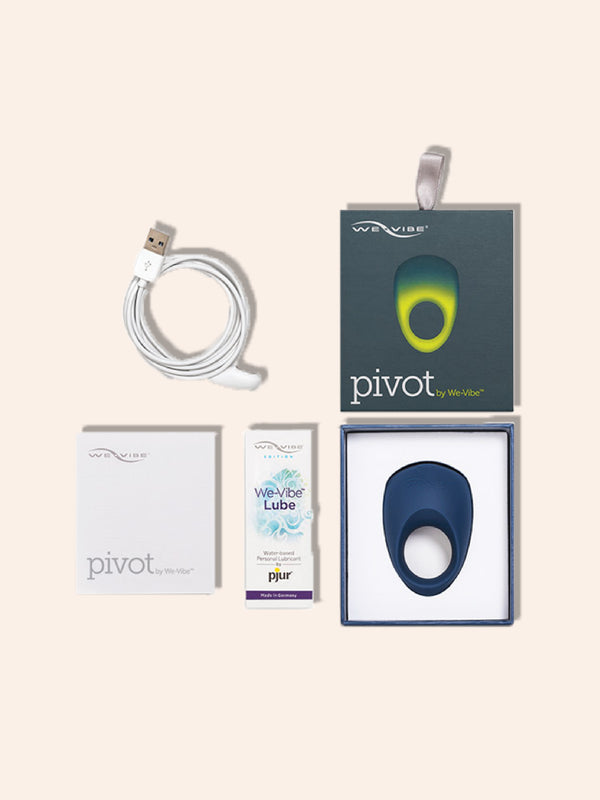 We-Vibe Pivot - Penis Ring for Sex. Slip the Pivot over a penis or a toy for use during penetrative sex. Hands-free clitoral stimulation and powerful rumbly vibrations combine to create an experience you and a partner can enjoy.