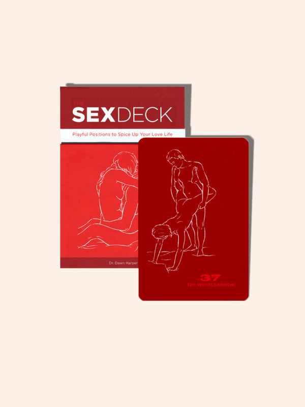 The Sex Deck is a deck of over 50 sex positions to keep things spicy. Developed by Dr. Dawn Harper. Sold at MMURE